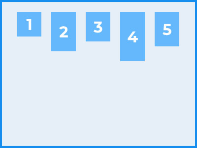 align-items:flex-start