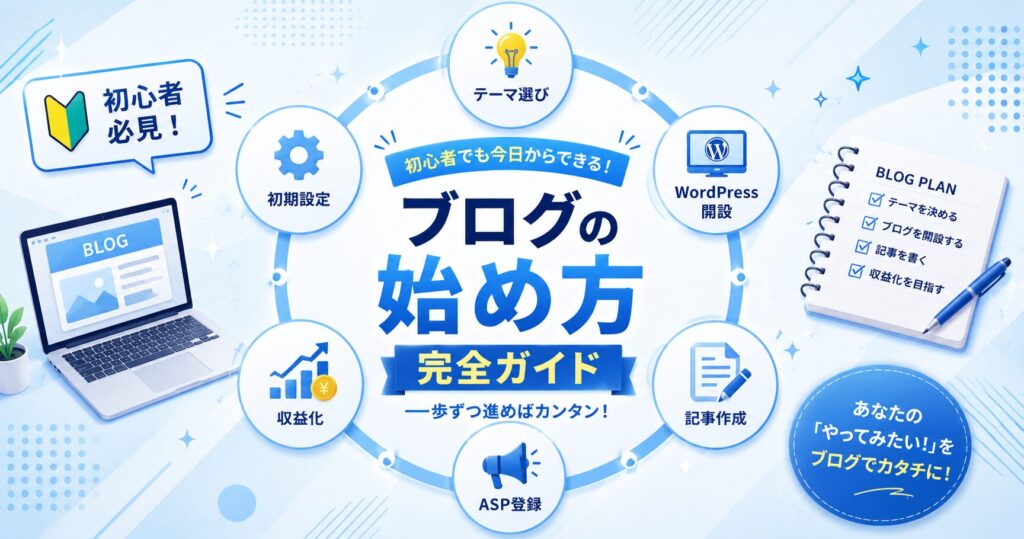 ブログの始め方完全ガイド